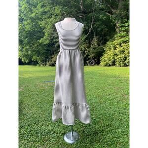 dRA Los Angeles Beau Striped Maxi Dress Size Small NWT Has Pockets! $140 Retail